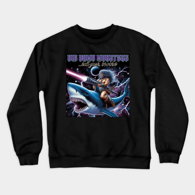 Big Dumb Fantasy Van Art Crewneck Sweatshirt by Big Dumb Monsters